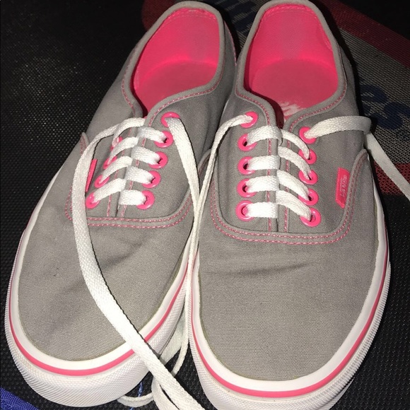 Vans Shoes - Pink and Grey Vans